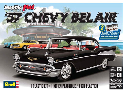 Revell 1957 Chevy Bel Air easy-click plastikinis surenkamas modelis 1/25