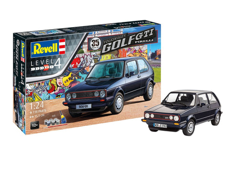 Revell VW Golf I GTI Pirelli 35 m. surinkimo rinkinys 1:24 (05694)
