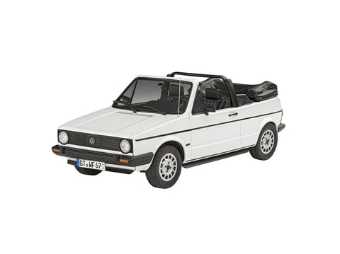 Revell Volkswagen Golf I kabrioletas 50-mečio 1:24 dovanų rinkinys
