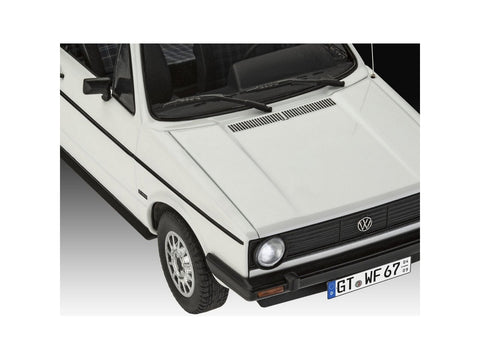 Revell Volkswagen Golf I kabrioletas 50-mečio 1:24 dovanų rinkinys