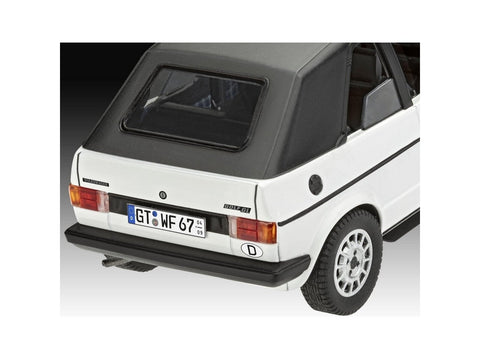 Revell Volkswagen Golf I kabrioletas 50-mečio 1:24 dovanų rinkinys