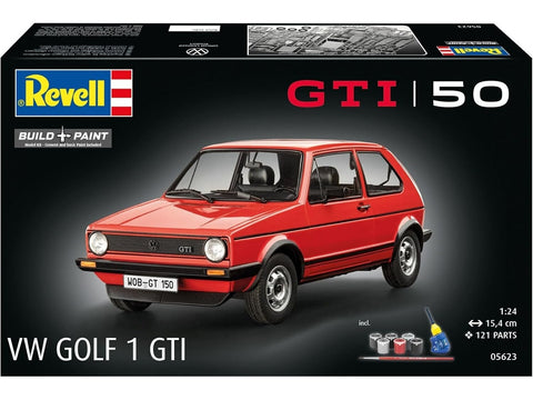 Revell 50 metų Volkswagen Golf 1 GTI 1/24 surenkamas dovanų rinkinys