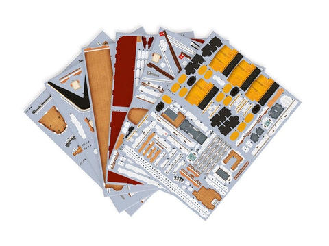 Revell 3D dėlionė RMS Titanic su LED apšvietimu, 266 detalių, 10+