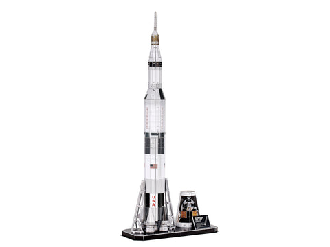 Revell 3D dėlionė Apollo 11 Saturn V raketa, 136 det., 81,5 cm, 8+