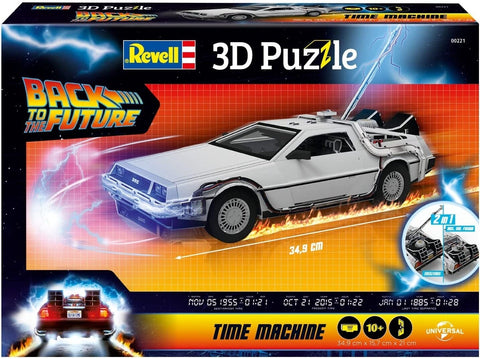 Revell 3D dėlionė DeLorean Time Machine – Atgal į ateitį, 157 det.