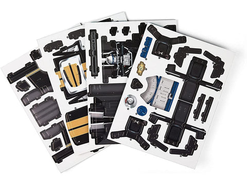 Revell 3D dėlionė 1966 Ford Mustang Shelby GT350-H, 111 det., 10+