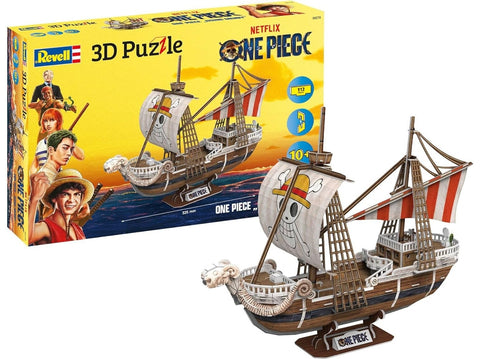 Revell 3D dėlionė One Piece: Going Merry laivas (Flying Lamb), 112 det., 10+