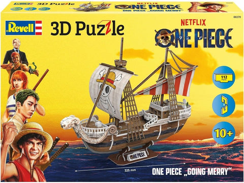 Revell 3D dėlionė One Piece: Going Merry laivas (Flying Lamb), 112 det., 10+