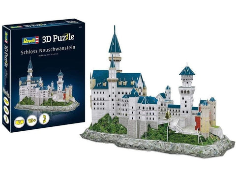 Revell 3D dėlionė Neuschwanstein pilis, 121 detalė, 10+ (00205)
