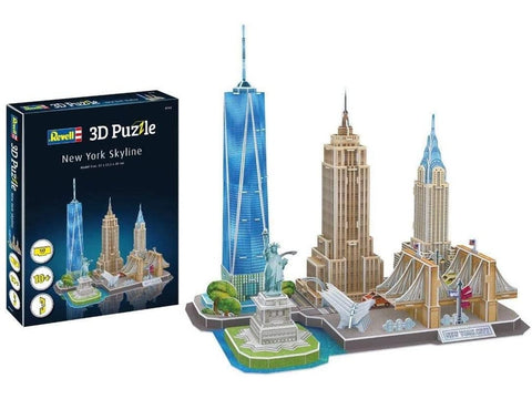 Revell 3D dėlionė: Niujorko panorama (New York Skyline), 123 detalės 00142