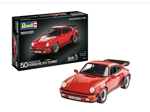 Revell Porsche 911 Turbo 50 metų dovanų rinkinys 1/24 modelis