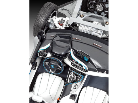 Revell BMW i8 1:24 plastikinis surinkimo rinkinys, 19,5 cm