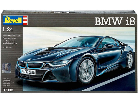 Revell BMW i8 1:24 plastikinis surinkimo rinkinys, 19,5 cm