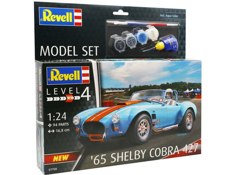 Revell ’65 Shelby Cobra 427 dovanų rinkinys 1:24, su dažais ir klijais