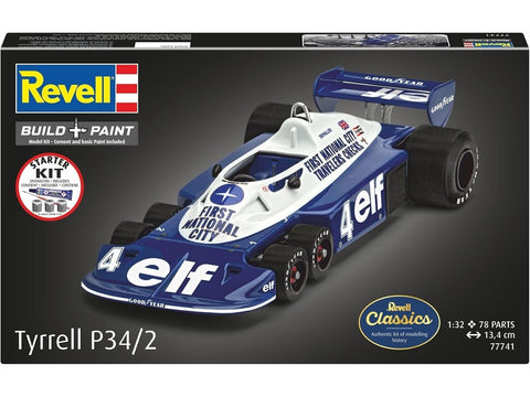 Revell Tyrrell P34/2 6 ratų 1:32 surenkamo modelio dovanų rinkinys