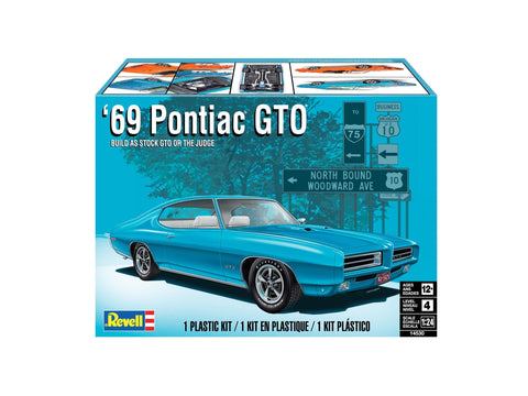 Revell 1969 Pontiac GTO The Judge 1:24 plastikinis rinkinys (2 viename)