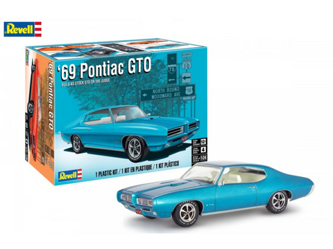 Revell 1969 Pontiac GTO The Judge 1:24 plastikinis rinkinys (2 viename)