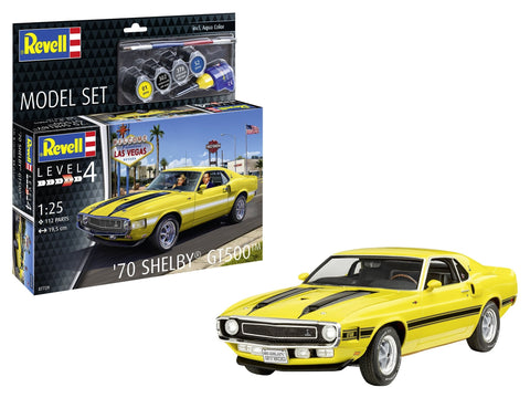 Revell 1970 Ford Mustang Shelby GT500 dovanų komplektas 1:25 (67729)