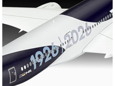 Airbus A350-900 Lufthansa 100 dovanų rinkinys 1:144 su dažais
