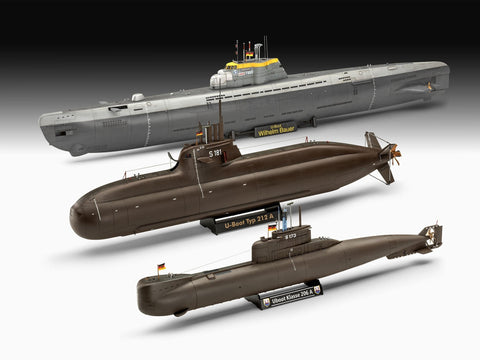 Revell 70 m. Bundeswehr povandeninis Type 206A „Wilhelm Bauer“ 1:144, 05186