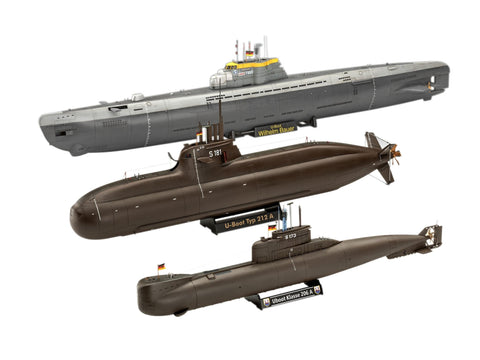 Revell 70 m. Bundeswehr povandeninis Type 206A „Wilhelm Bauer“ 1:144, 05186