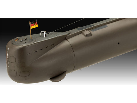 Revell 70 m. Bundeswehr povandeninis Type 206A „Wilhelm Bauer“ 1:144, 05186