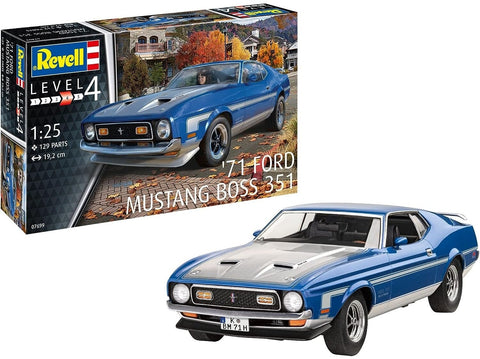 Revell 1971 Mustang Boss 351 1:25 plastikinis surinkimo modelis