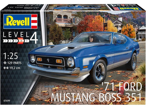 Revell 1971 Mustang Boss 351 1:25 plastikinis surinkimo modelis