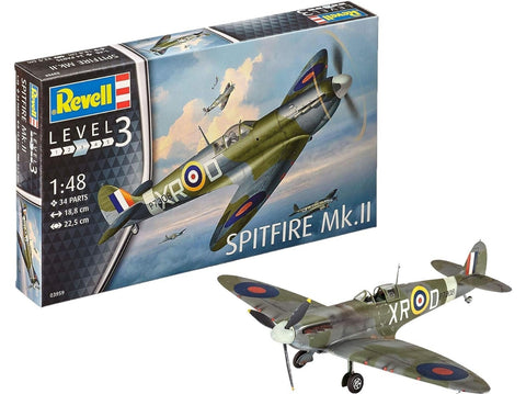 Revell Supermarine Spitfire Mk.II 1/48 plastikinis lėktuvo modelis 03959