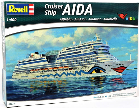 Revell AIDA blu/sol/mar/stella 1/400 plastikinis rinkinys 05230 (63,4 cm)