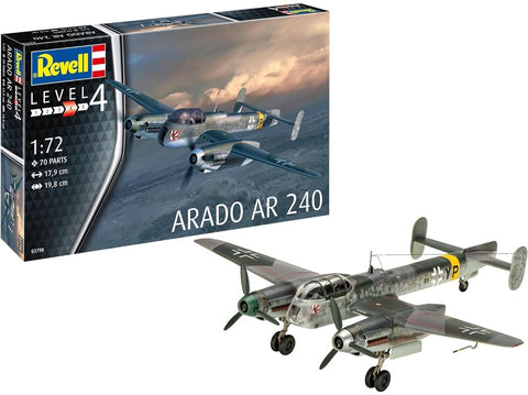 Revell 03798 Arado Ar 240 1/72 plastikinis surenkamas lėktuvo modelis