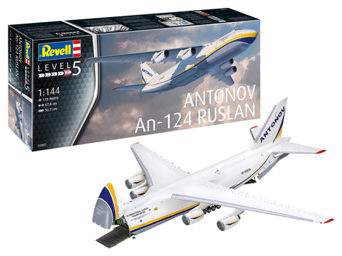 Revell Antonov An-124 Ruslan 1/144 surenkamas lėktuvo modelis 03807