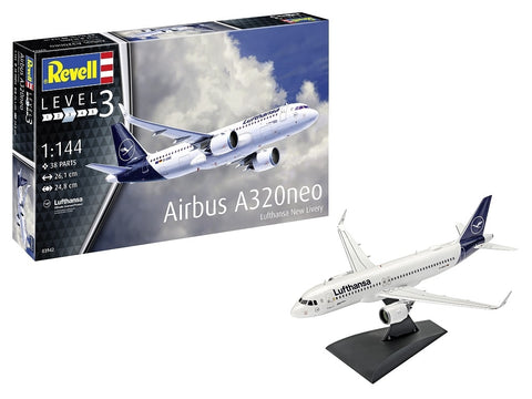 Revell Airbus A320neo Lufthansa 1/144 plastikinis lėktuvo rinkinys