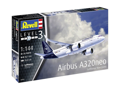 Revell Airbus A320neo Lufthansa 1/144 plastikinis lėktuvo rinkinys