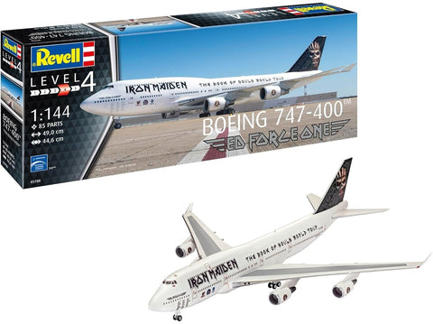 Revell Boeing 747-400 Iron Maiden „Ed Force One“ 1/144 plastikinis modelis