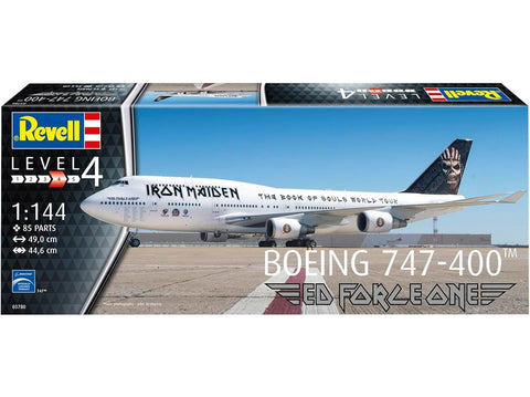 Revell Boeing 747-400 Iron Maiden „Ed Force One“ 1/144 plastikinis modelis