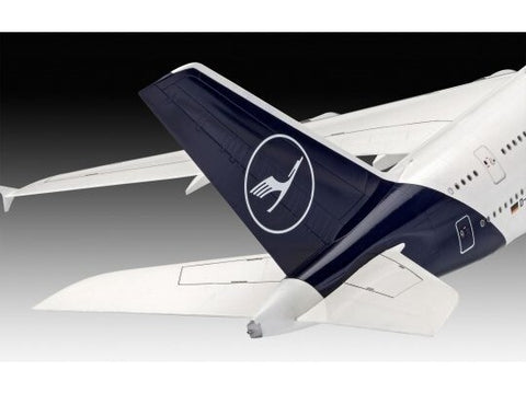 Revell Airbus A380-800 Lufthansa nauja livrea 1/144 surenkamas modelis