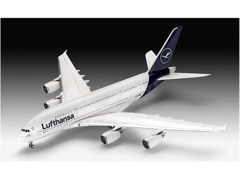 Revell Airbus A380-800 Lufthansa nauja livrea 1/144 surenkamas modelis