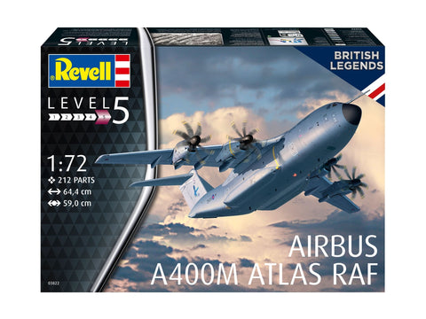 Revell Airbus A400M Atlas RAF 1/72 surenkamas lėktuvas (03822)