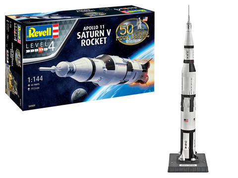 Revell Apollo Saturn V 1/144 kosminės raketos modelis, 77,5 cm, 04909