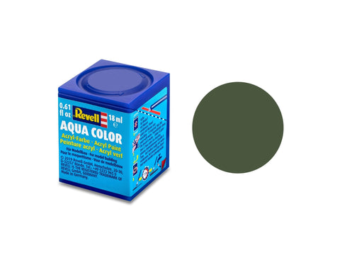Revell Aqua Color bronzinė žalia matiniai dažai RAL6031 18 ml