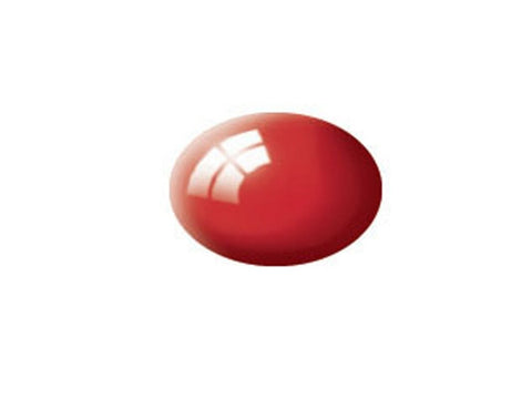 Revell Aqua Color dažai ugninė raudona RAL 3000, blizgūs, 18 ml 36131