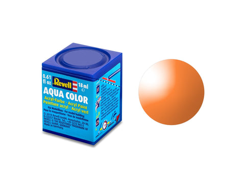 Revell Aqua Color akriliniai dažai – skaidri oranžinė, 18 ml (36730)