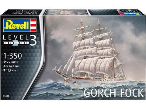 Revell Gorch Fock 1:350 burlaivio plastikinis surinkimo rinkinys 05432