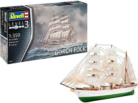 Revell Gorch Fock 1:350 burlaivio plastikinis surinkimo rinkinys 05432