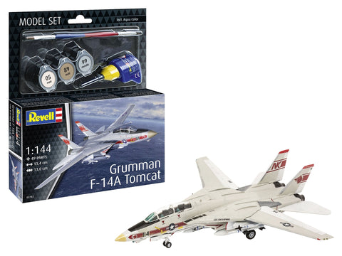 Revell Grumman F‑14A Tomcat dovanų rinkinys 1/144 su dažais ir klijais