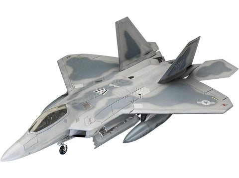 Revell Lockheed Martin F-22A Raptor 1/72 dovanų rinkinys su dažais, klijais