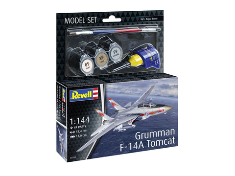 Revell Grumman F‑14A Tomcat dovanų rinkinys 1/144 su dažais ir klijais