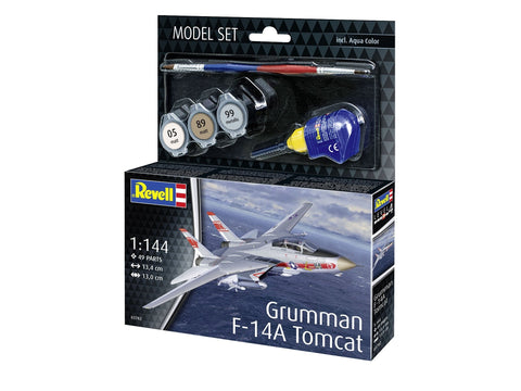 Revell Grumman F‑14A Tomcat dovanų rinkinys 1/144 su dažais ir klijais