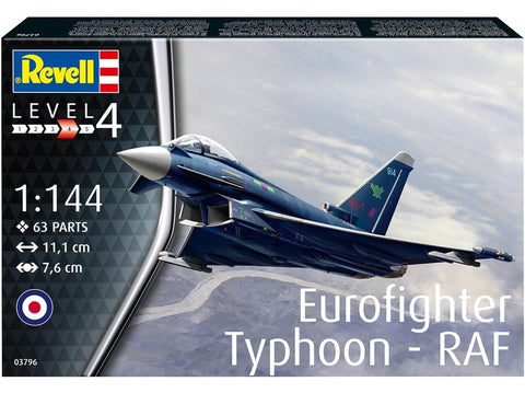 Revell Eurofighter Typhoon RAF 1:144 plastikinis lėktuvo modelis 03796